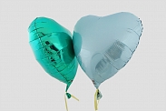 Воздушный шар "Сердце", фольга, в асс.