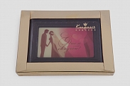 Шоколадная открытка "С Днем свадьбы!"