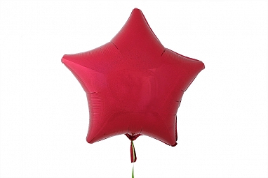 Воздушный шар "Красная звезда", фольга
