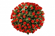 Букет 101 роза в корзине, 50 см