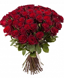 Букет из 51 красной розы Ред Париж