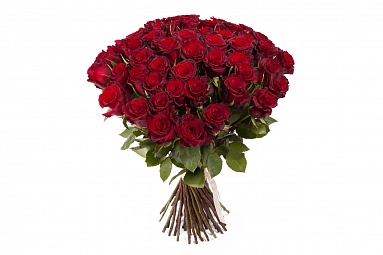 Букет из 51 красной розы Ред Париж