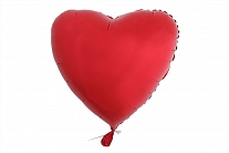 Воздушный шар "Красное сердце", фольга