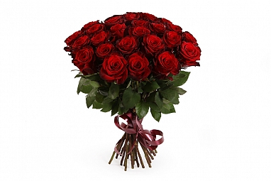 Букет из 25 красных роз Ред Париж