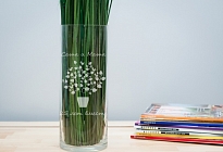 Именная ваза с гравировкой "Дерево счастья"