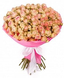 Букет 29 кустовых роз Динара