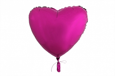 Воздушный шар "Лиловое сердце", фольга