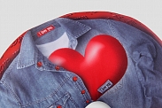 Подголовник-антистресс «Рубашка и сердце»