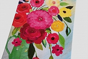 Открытка-картина "Цветы в вазе"